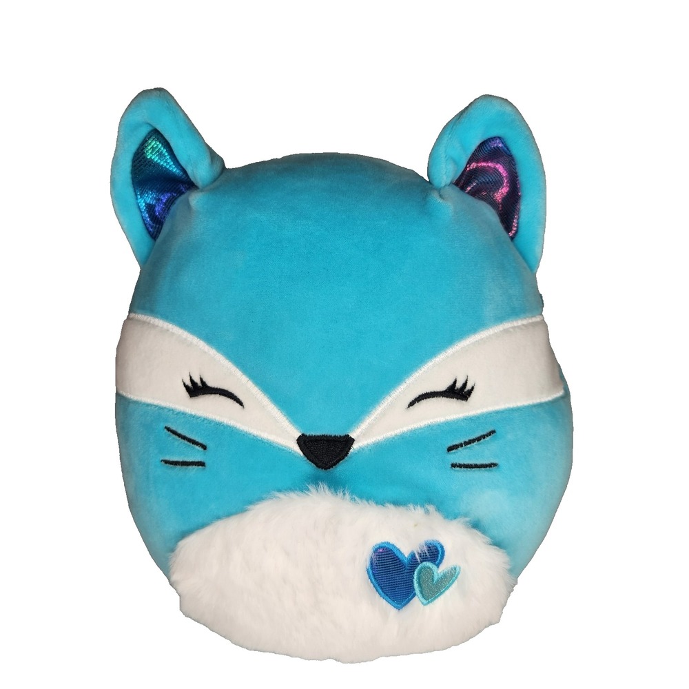 SQUISHMALLOWS Blue Fox Hearts 8" Pania Plush Stuffed Animal‎